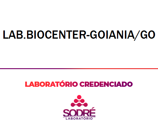 Exame Toxicológico - Goiania-GO - LAB.BIOCENTER-GOIANIA/GO (C.N.H, Empregado CLT, Concurso Público)