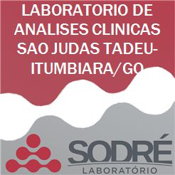 Exame Toxicológico - Itumbiara-GO - LABORATORIO DE ANALISES CLINICAS SAO JUDAS TADEU-ITUMBIARA/GO (C.N.H, Empregado CLT, Concurso Público)