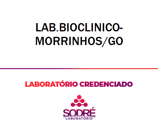 Exame Toxicológico - Morrinhos-GO - LAB.BIOCLINICO-MORRINHOS/GO (C.N.H, Empregado CLT, Concurso Público)