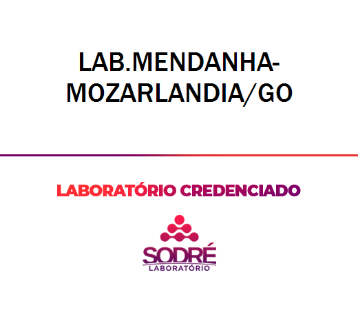 Exame Toxicológico - Mozarlandia-GO - LAB.MENDANHA-MOZARLANDIA/GO (C.N.H, Empregado CLT, Concurso Público)