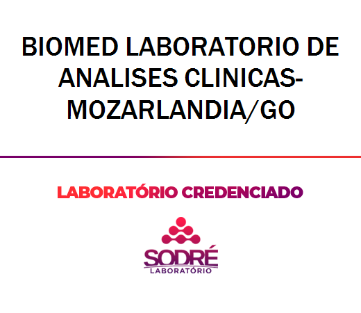 Exame Toxicológico - Mozarlandia-GO - BIOMED LABORATORIO DE ANALISES CLINICAS-MOZARLANDIA/GO (C.N.H, Empregado CLT, Concurso Público)