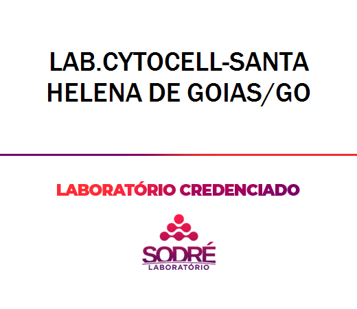 Exame Toxicológico - Santa Helena De Goias-GO - LAB.CYTOCELL-SANTA HELENA DE GOIAS/GO (C.N.H, Empregado CLT, Concurso Público)
