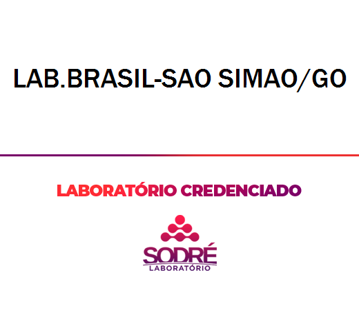 Exame Toxicológico - Sao Simao-GO - LAB.BRASIL-SAO SIMAO/GO (C.N.H, Empregado CLT, Concurso Público)