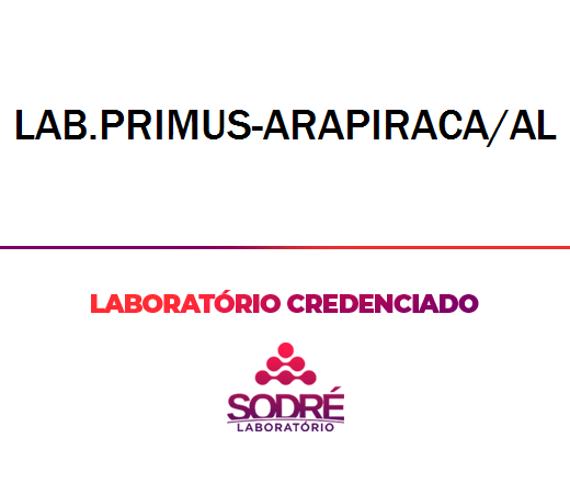 Exame Toxicológico - Arapiraca-AL - LAB.PRIMUS-ARAPIRACA/AL (C.N.H, Empregado CLT, Concurso Público)