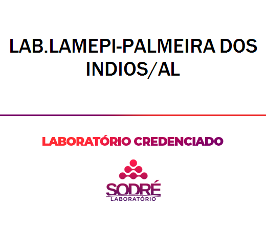 Exame Toxicológico - Palmeira Dos Indios-AL - LAB.LAMEPI-PALMEIRA DOS INDIOS/AL (C.N.H, Empregado CLT, Concurso Público)