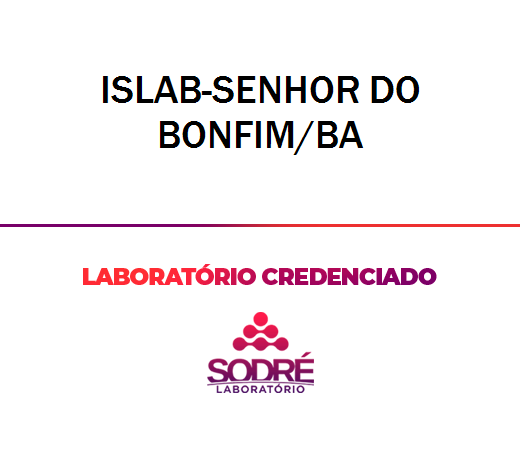 Exame Toxicológico - Senhor Do Bonfim-BA - ISLAB-SENHOR DO BONFIM/BA (C.N.H, Empregado CLT, Concurso Público)