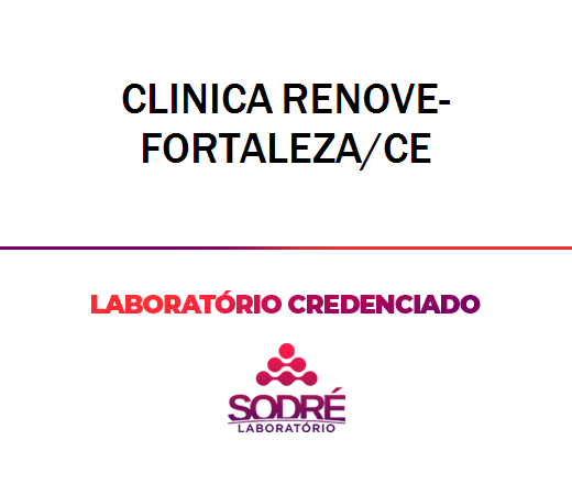 Exame Toxicológico - Fortaleza-CE - CLINICA RENOVE-FORTALEZA/CE (C.N.H, Empregado CLT, Concurso Público)