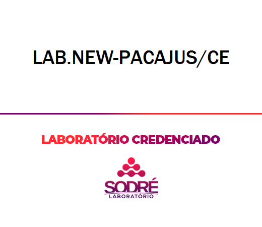 Exame Toxicológico - Pacajus-CE - LAB.NEW-PACAJUS/CE (C.N.H, Empregado CLT, Concurso Público)