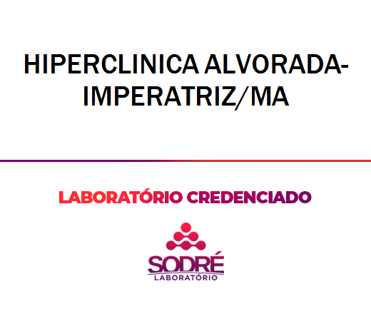 Exame Toxicológico - Imperatriz-MA - HIPERCLINICA ALVORADA-IMPERATRIZ/MA (C.N.H, Empregado CLT, Concurso Público)