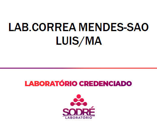 Exame Toxicológico - Sao Luis-MA - LAB.CORREA MENDES-SAO LUIS/MA (C.N.H, Empregado CLT, Concurso Público)