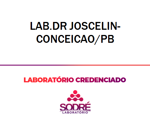 Exame Toxicológico - Conceicao-PB - LAB.DR JOSCELIN-CONCEICAO/PB (C.N.H, Empregado CLT, Concurso Público)