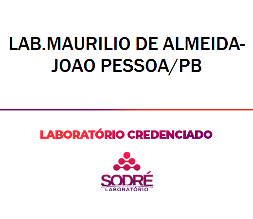 Exame Toxicológico - Joao Pessoa-PB - LAB.MAURILIO DE ALMEIDA-JOAO PESSOA/PB (C.N.H, Empregado CLT, Concurso Público)