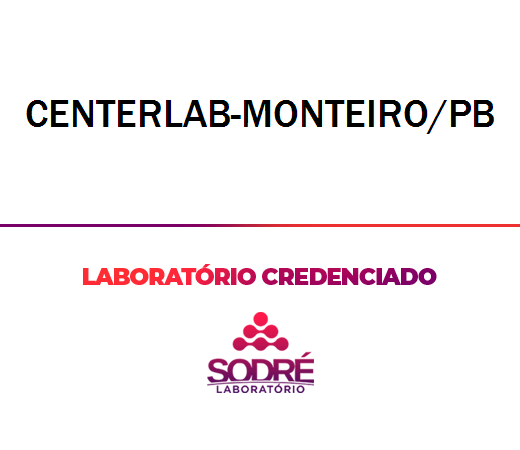 Exame Toxicológico - Monteiro-PB - CENTERLAB-MONTEIRO/PB (C.N.H, Empregado CLT, Concurso Público)