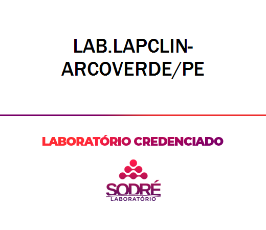 Exame Toxicológico - Arcoverde-PE - LAB.LAPCLIN-ARCOVERDE/PE (C.N.H, Empregado CLT, Concurso Público)