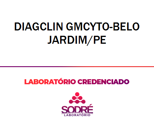 Exame Toxicológico - Belo Jardim-PE - DIAGCLIN GMCYTO-BELO JARDIM/PE (C.N.H, Empregado CLT, Concurso Público)