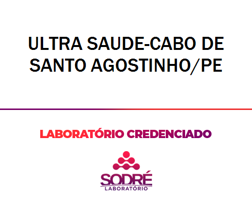 Exame Toxicológico - Cabo De Santo Agostinho-PE - ULTRA SAUDE-CABO DE SANTO AGOSTINHO/PE (C.N.H, Empregado CLT, Concurso Público)