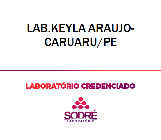 Exame Toxicológico - Caruaru-PE - LAB.KEYLA ARAUJO-CARUARU/PE (C.N.H, Empregado CLT, Concurso Público)