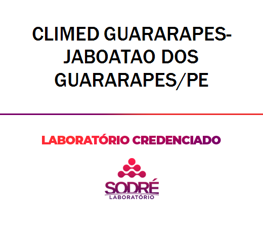 Exame Toxicológico - Jaboatao Dos Guararapes-PE - CLIMED GUARARAPES-JABOATAO DOS GUARARAPES/PE (C.N.H, Empregado CLT, Concurso Público)