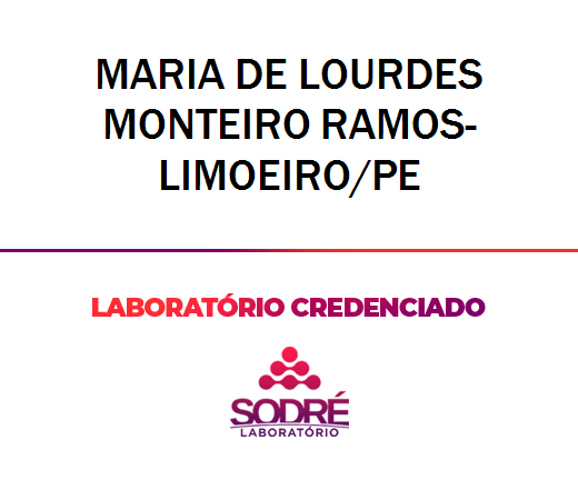 Exame Toxicológico - Limoeiro-PE - MARIA DE LOURDES MONTEIRO RAMOS-LIMOEIRO/PE (C.N.H, Empregado CLT, Concurso Público)