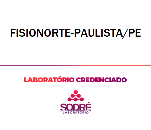 Exame Toxicológico - Paulista-PE - FISIONORTE-PAULISTA/PE (C.N.H, Empregado CLT, Concurso Público)