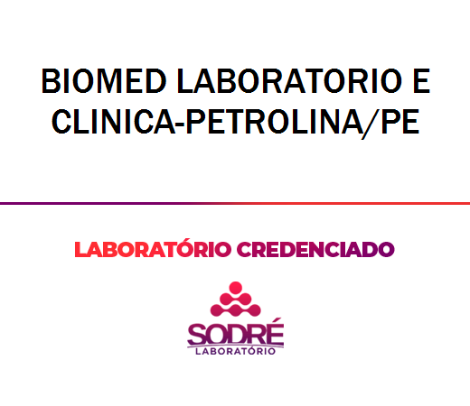 Exame Toxicológico - Petrolina-PE - BIOMED LABORATORIO E CLINICA-PETROLINA/PE (C.N.H, Empregado CLT, Concurso Público)