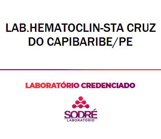 Exame Toxicológico - Santa Cruz Do Capibaribe-PE - LAB.HEMATOCLIN-STA CRUZ DO CAPIBARIBE/PE (C.N.H, Empregado CLT, Concurso Público)