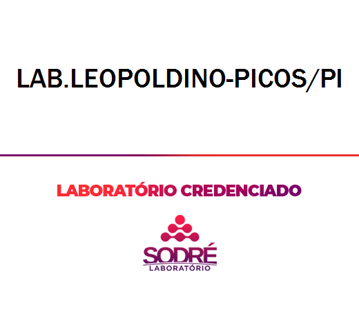 Exame Toxicológico - Picos-PI - LAB.LEOPOLDINO-PICOS/PI (C.N.H, Empregado CLT, Concurso Público)