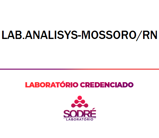 Exame Toxicológico - Mossoro-RN - LAB.ANALISYS-MOSSORO/RN (C.N.H, Empregado CLT, Concurso Público)