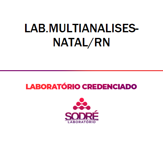 Exame Toxicológico - Natal-RN - LAB.MULTIANALISES-NATAL/RN (C.N.H, Empregado CLT, Concurso Público)