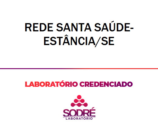 Exame Toxicológico - Estancia-SE - REDE SANTA SAÚDE-ESTÂNCIA/SE (C.N.H, Empregado CLT, Concurso Público)