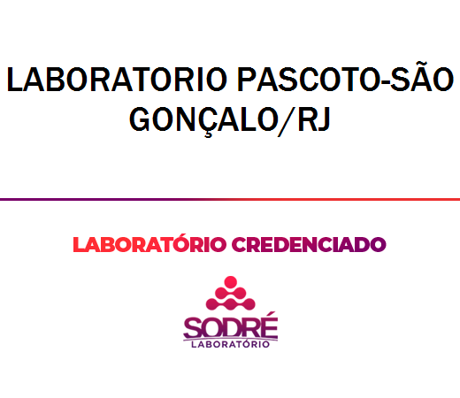 Exame Toxicológico - Sao Goncalo-RJ - LABORATORIO PASCOTO-SÃO GONÇALO/RJ (C.N.H, Empregado CLT, Concurso Público)