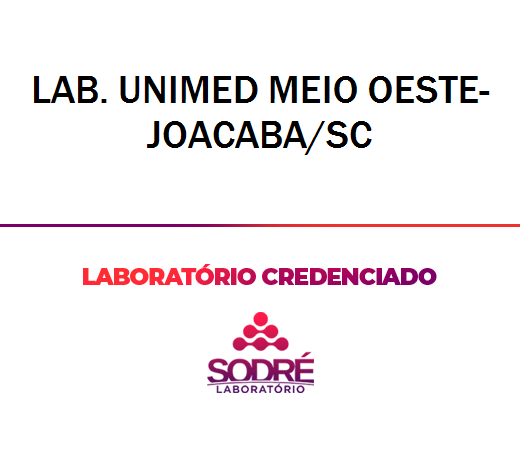Exame Toxicológico - Joacaba-SC - LAB. UNIMED MEIO OESTE- JOACABA/SC (C.N.H, Empregado CLT, Concurso Público)