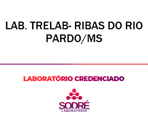 Exame Toxicológico - Ribas Do Rio Pardo-MS - LAB. TRELAB- RIBAS DO RIO PARDO/MS (C.N.H, Empregado CLT, Concurso Público)