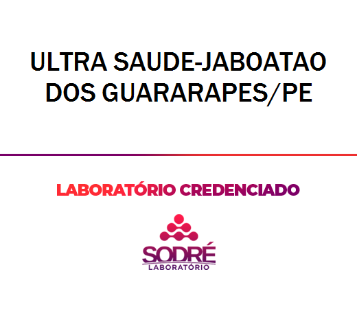 Exame Toxicológico - Jaboatao Dos Guararapes-PE - ULTRA SAUDE-JABOATAO DOS GUARARAPES/PE (C.N.H, Empregado CLT, Concurso Público)