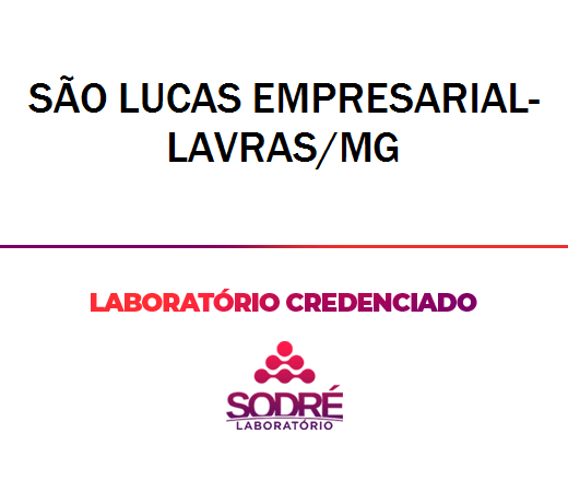 Exame Toxicológico - Lavras-MG - SÃO LUCAS EMPRESARIAL-LAVRAS/MG (C.N.H, Empregado CLT, Concurso Público)