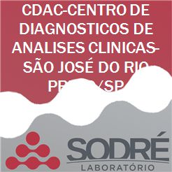 Exame Toxicológico - Sao Jose Do Rio Preto-SP - CDAC-CENTRO DE DIAGNOSTICOS DE ANALISES CLINICAS-SÃO JOSÉ DO RIO PRETO/SP (C.N.H, Empregado CLT, Concurso Público)