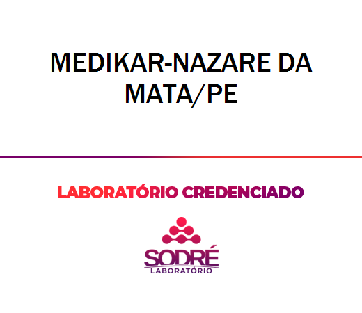 Exame Toxicológico - Nazare Da Mata-PE - MEDIKAR-NAZARE DA MATA/PE (C.N.H, Empregado CLT, Concurso Público)