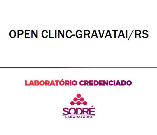 Exame Toxicológico - Gravatai-RS - OPEN CLINC-GRAVATAI/RS (C.N.H, Empregado CLT, Concurso Público)