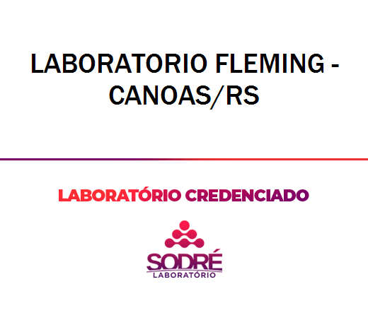 Exame Toxicológico - Canoas-RS - LABORATORIO FLEMING - CANOAS/RS (C.N.H, Empregado CLT, Concurso Público)