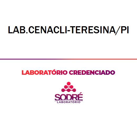 Exame Toxicológico - Teresina-PI - LAB.CENACLI-TERESINA/PI (C.N.H, Empregado CLT, Concurso Público)