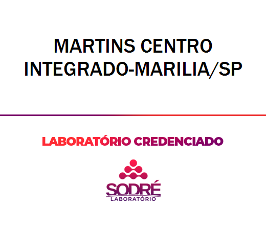 Exame Toxicológico - Marilia-SP - MARTINS CENTRO INTEGRADO-MARILIA/SP (Empregado CLT)
