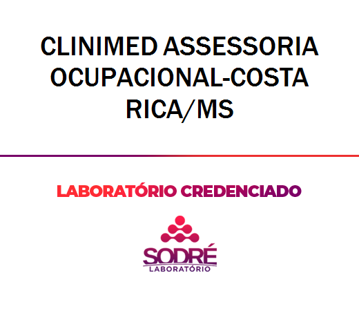 Exame Toxicológico - Costa Rica-MS - CLINIMED ASSESSORIA OCUPACIONAL-COSTA RICA/MS (C.N.H, Empregado CLT, Concurso Público)