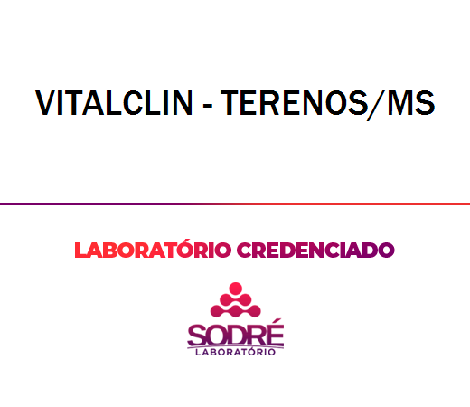 Exame Toxicológico - Terenos-MS - VITALCLIN - TERENOS/MS (C.N.H, Empregado CLT, Concurso Público)