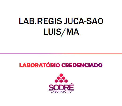 Exame Toxicológico - Sao Luis-MA - LAB.REGIS JUCA-SAO LUIS/MA (C.N.H, Empregado CLT, Concurso Público)