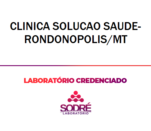 Exame Toxicológico - Rondonopolis-MT - CLINICA SOLUCAO SAUDE-RONDONOPOLIS/MT (C.N.H, Empregado CLT, Concurso Público)
