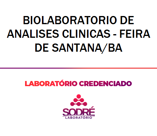 Exame Toxicológico - Feira De Santana-BA - BIOLABORATORIO DE ANALISES CLINICAS - FEIRA DE SANTANA/BA (C.N.H, Empregado CLT, Concurso Público)