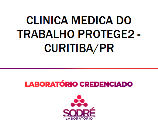 Exame Toxicológico - Curitiba-PR - CLINICA MEDICA DO TRABALHO PROTEGE2 - CURITIBA/PR (C.N.H, Empregado CLT, Concurso Público)