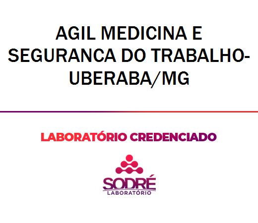Exame Toxicológico - Uberaba-MG - AGIL MEDICINA E SEGURANCA DO TRABALHO-UBERABA/MG (C.N.H, Empregado CLT, Concurso Público)