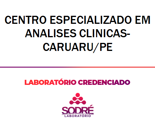 Exame Toxicológico - Caruaru-PE - CENTRO ESPECIALIZADO EM ANALISES CLINICAS-CARUARU/PE (C.N.H, Empregado CLT, Concurso Público)