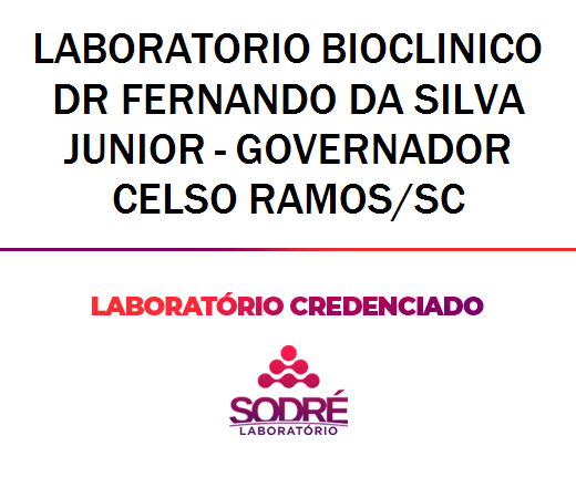 Exame Toxicológico - Governador Celso Ramos-SC - LABORATORIO BIOCLINICO DR FERNANDO DA SILVA JUNIOR - GOVERNADOR CELSO RAMOS/SC (C.N.H, Empregado CLT, Concurso Público)